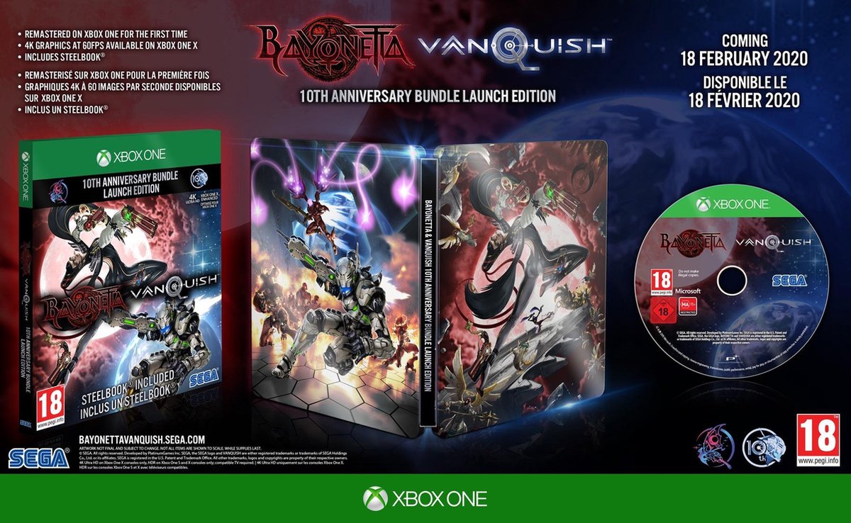 SEGA Bayonetta & Vanquish Double Pack Limited 10th Anniversary edition
