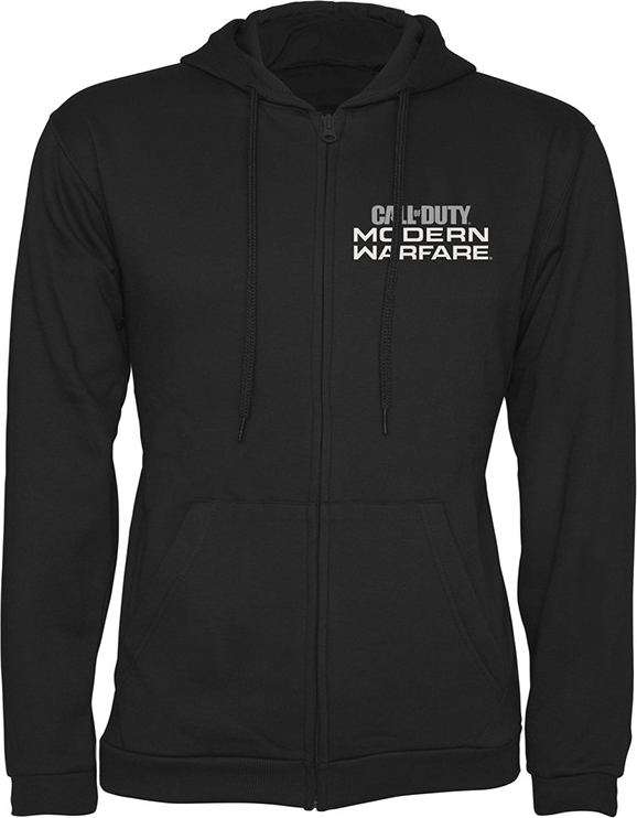 Gaya Entertainment Call of Duty Modern Warfare - Logo Black Zip-Up Hoodie