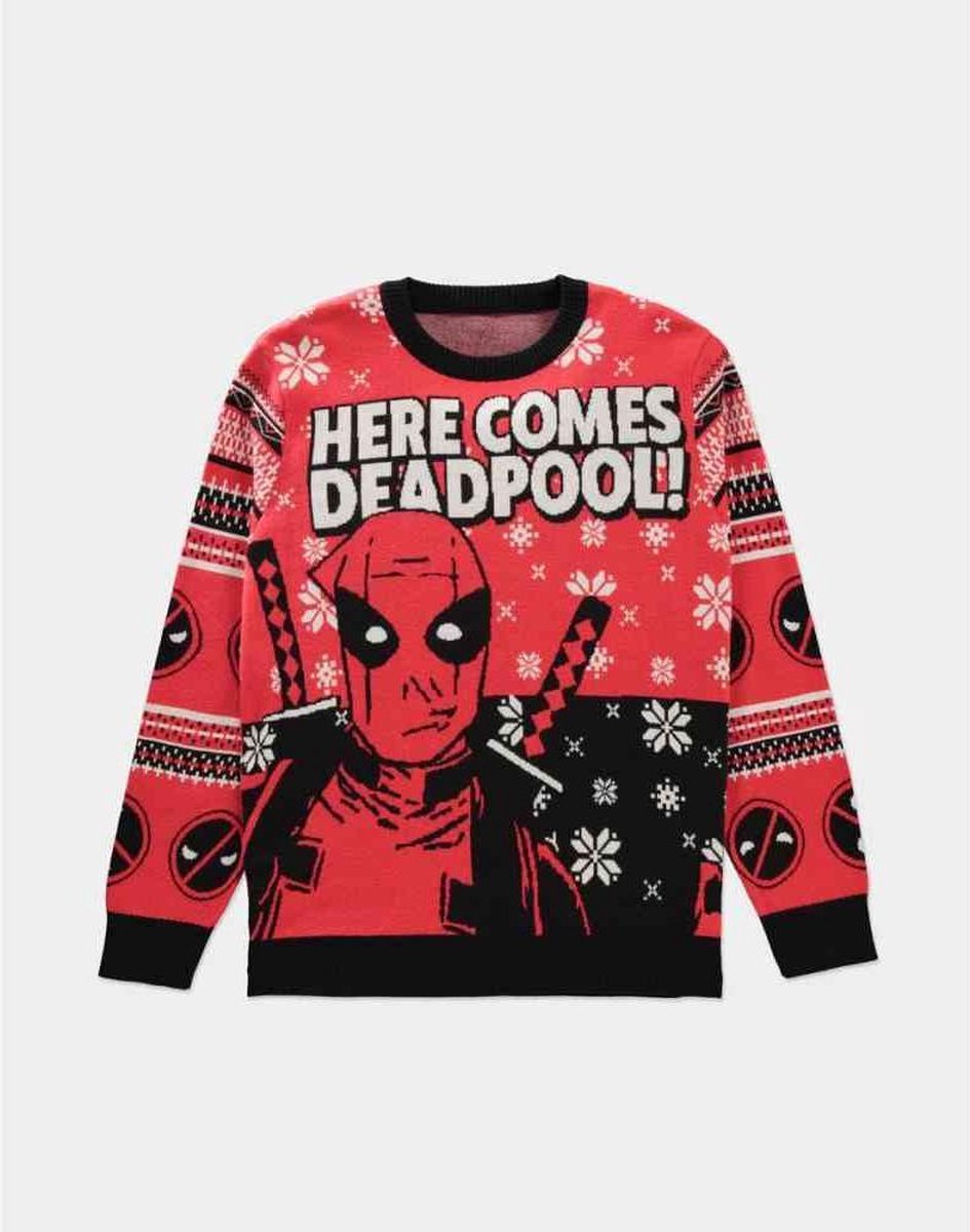 Difuzed Deadpool - Knitted Christmas Jumper