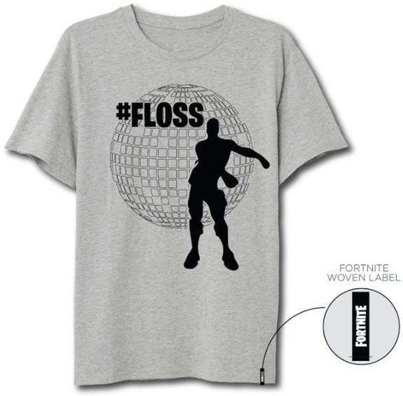 Hole in the Wall Fortnite - Floss Grey Kids T-Shirt