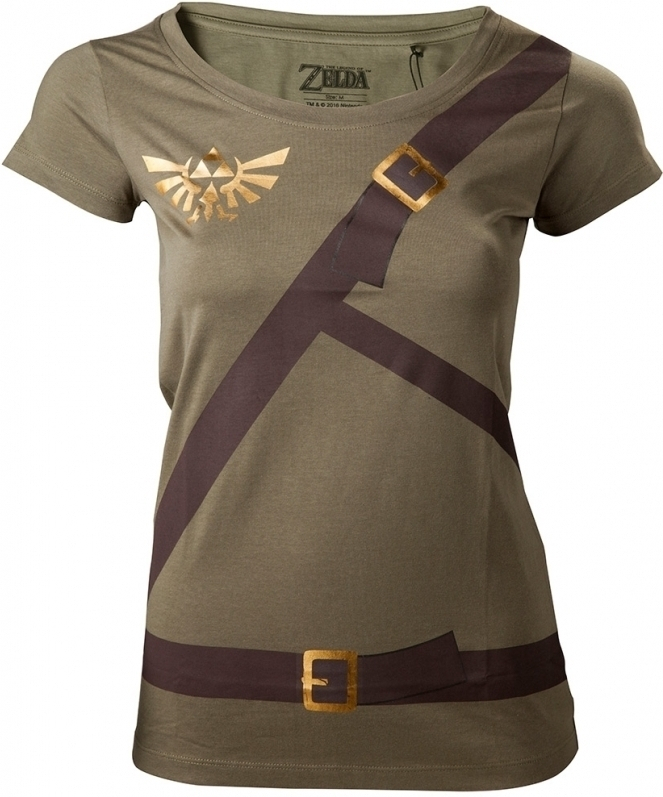 Difuzed Zelda - Female Link's Shirt with Printed Straps