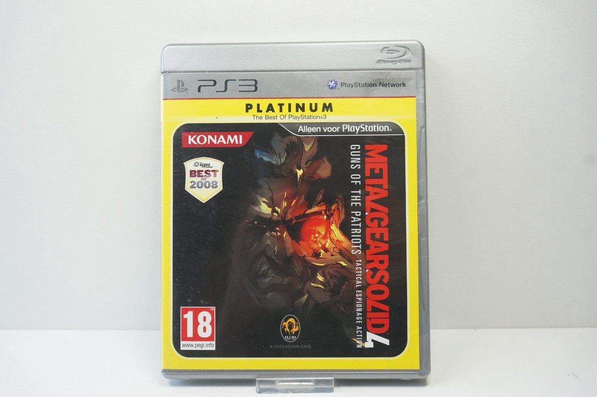 Konami Metal Gear Solid 4 Guns of the Patriots (platinum)