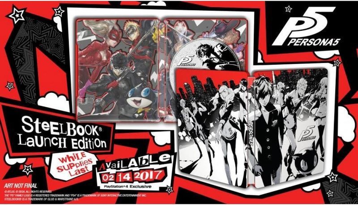 Atlus Persona 5 Limited Steelbook Edition
