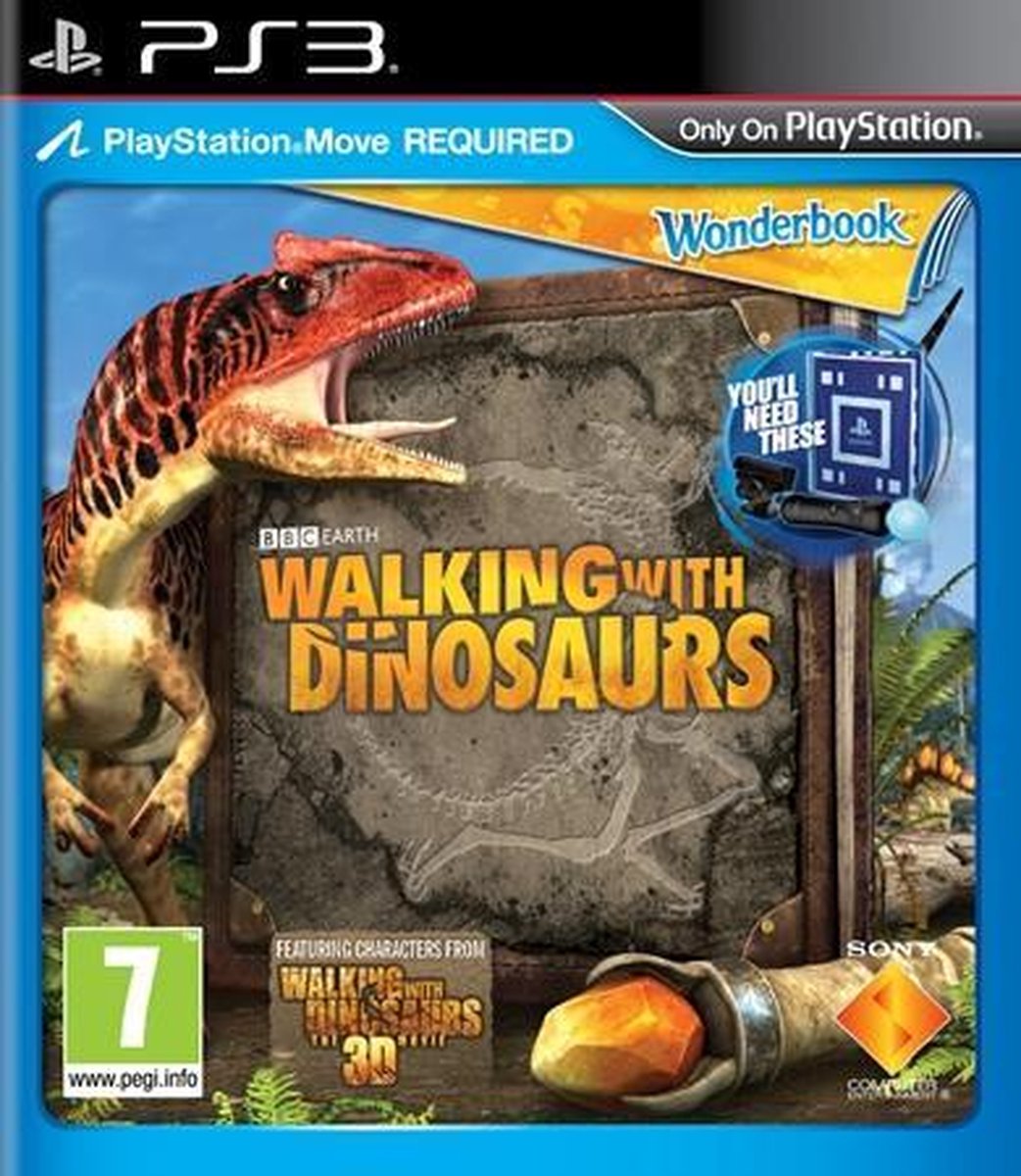 Sony Wonderbook Walkingh Dinosaurs (inc Book) - Wit