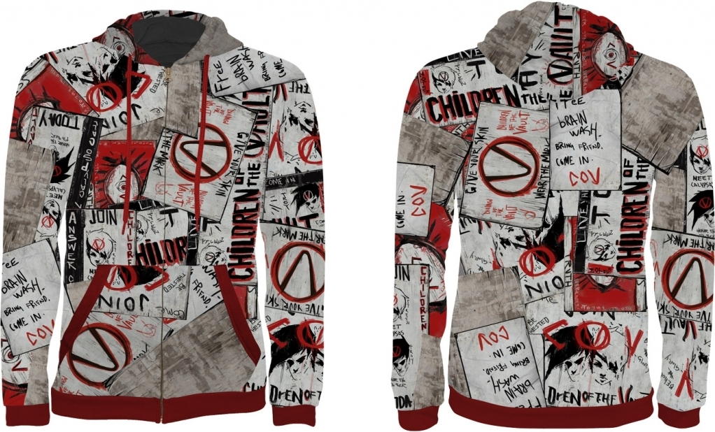 Gaya Entertainment Borderlands 3 - Zip-Up Hoodie Propaganda Cut & Sew