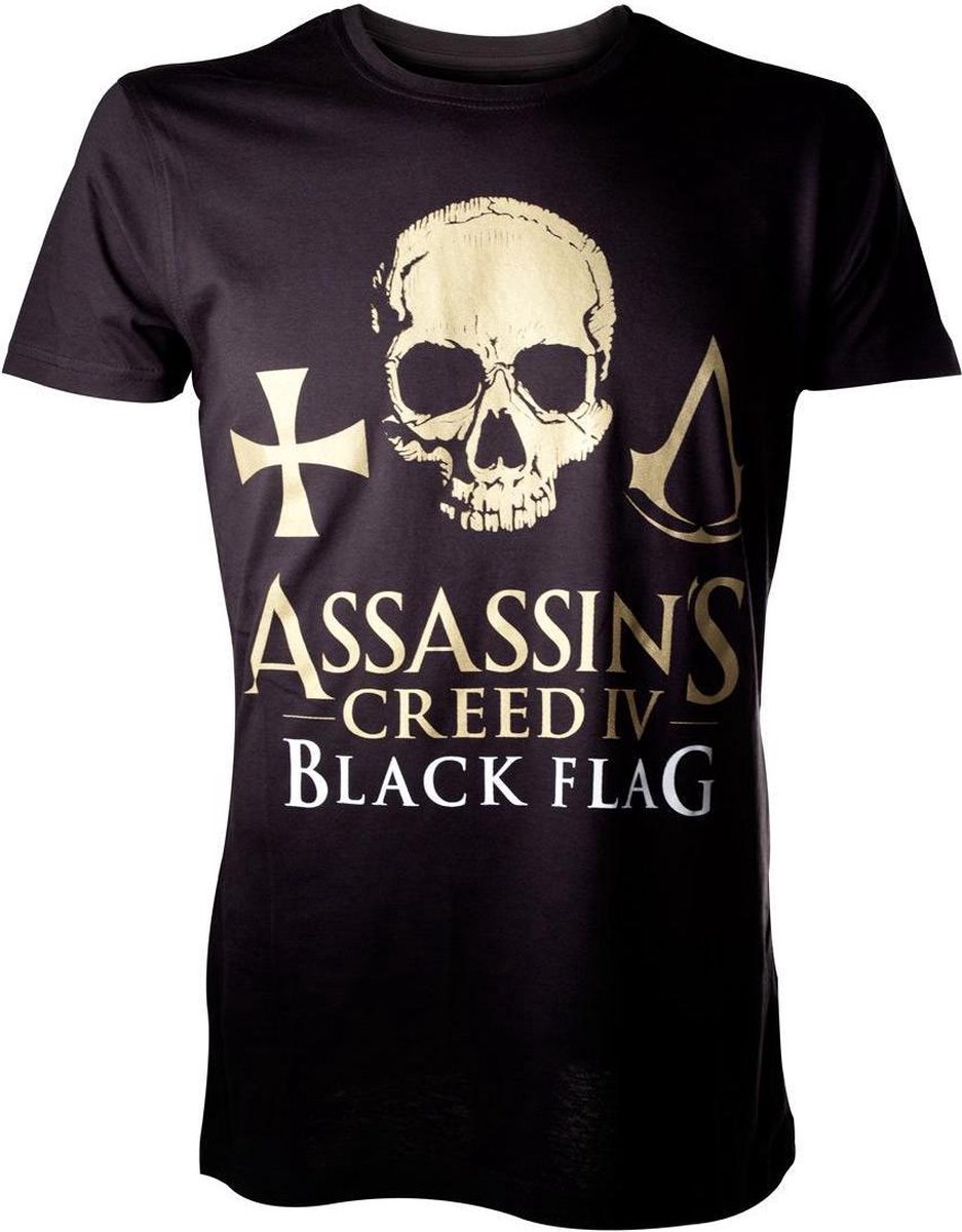 Difuzed Assassin's Creed 4 T-Shirt Golden Skull