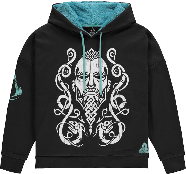 Difuzed Assassin's Creed Valhalla - Women's Hoodieh Teddy Hood - Wit
