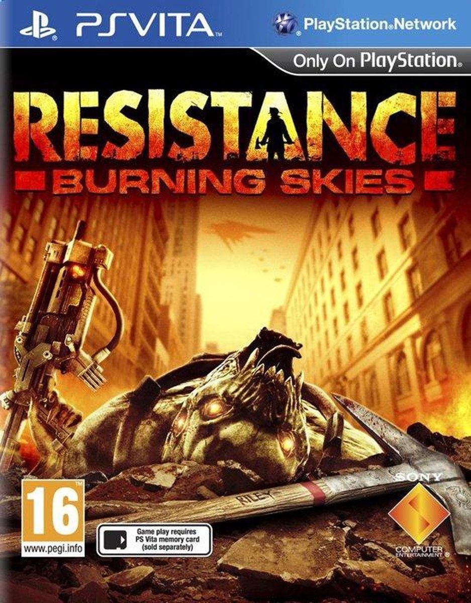 Sony Resistance Burning Skies