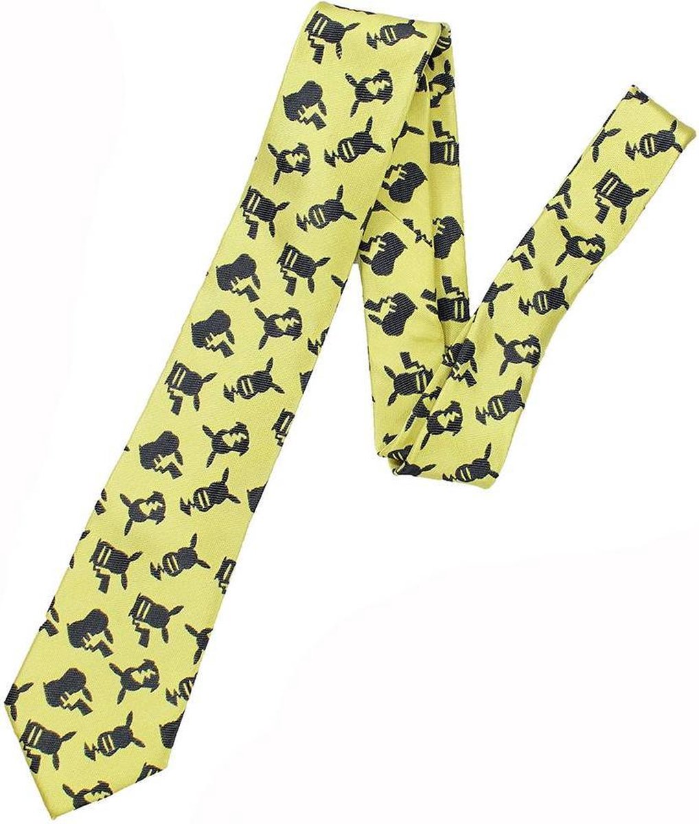 Difuzed Pokemon - Pikachu Silhoutte Necktie