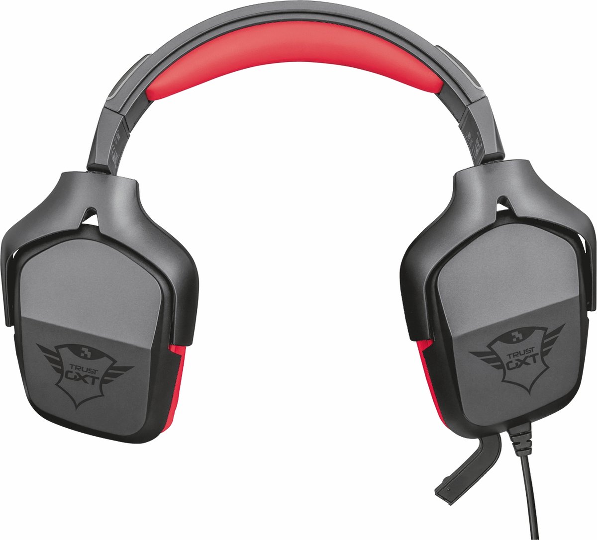 Trust GXT 344 Creon - Gaming Headset voor PS4 en PC -/Rood - Zwart