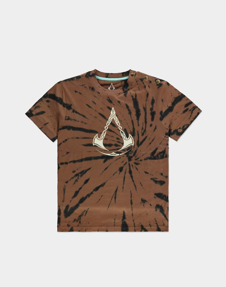 Difuzed Assasin's Creed Valhalla - Woman's Tie Dye Printed T-shirt