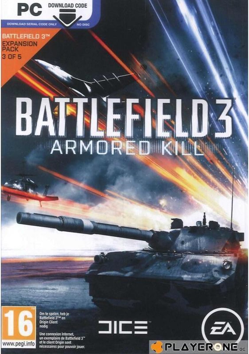 Electronic Arts Battlefield 3 Armored Kill DLC 3 (Code in a Box)