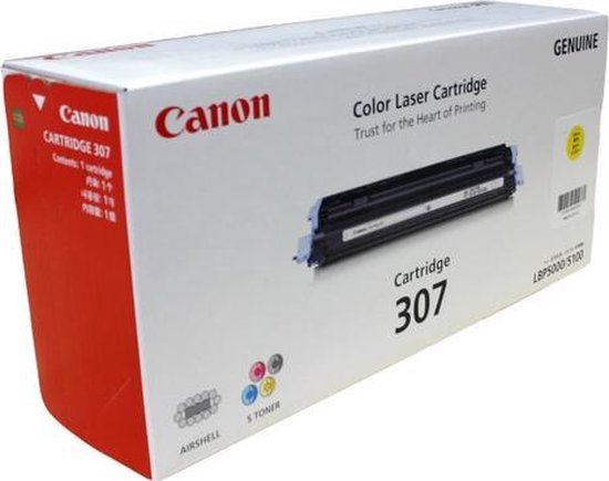 Canon 707 - Tonercartridge / - Geel