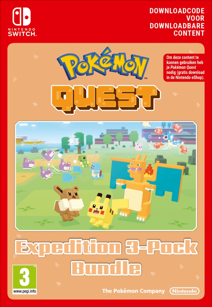 Nintendo Pokemon Quest Expedition 3-Pack (Download Code)