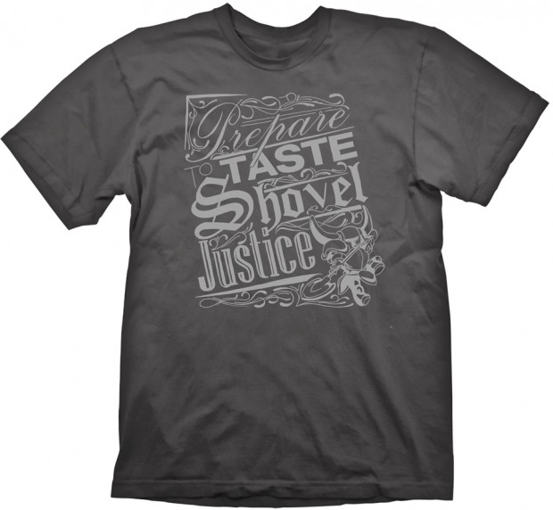 Gaya Entertainment Shovel Knight T-Shirt Shovel Justice Charcoal