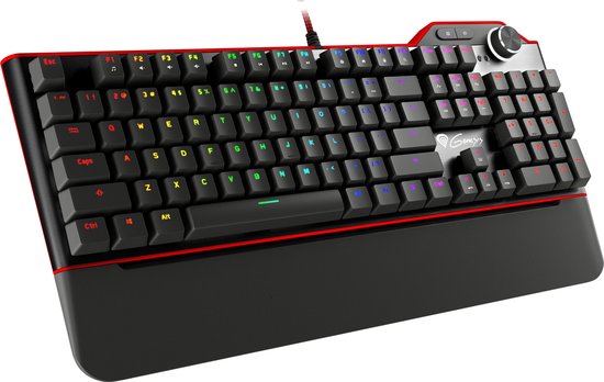 Genesis RX85 RGB toetsenbord USB QWERTY US International - Zwart