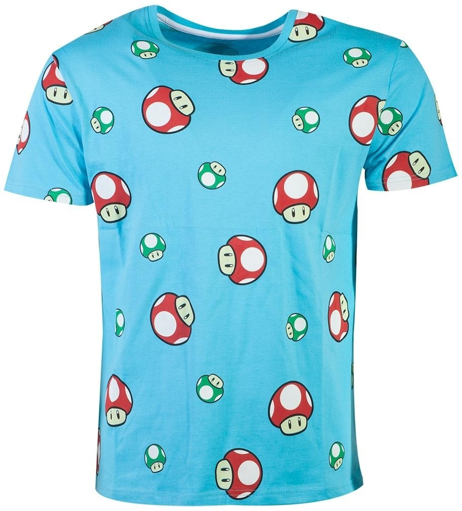 Difuzed Nintendo - Super Mario Happy Toad All Over Print Men's T-shirt