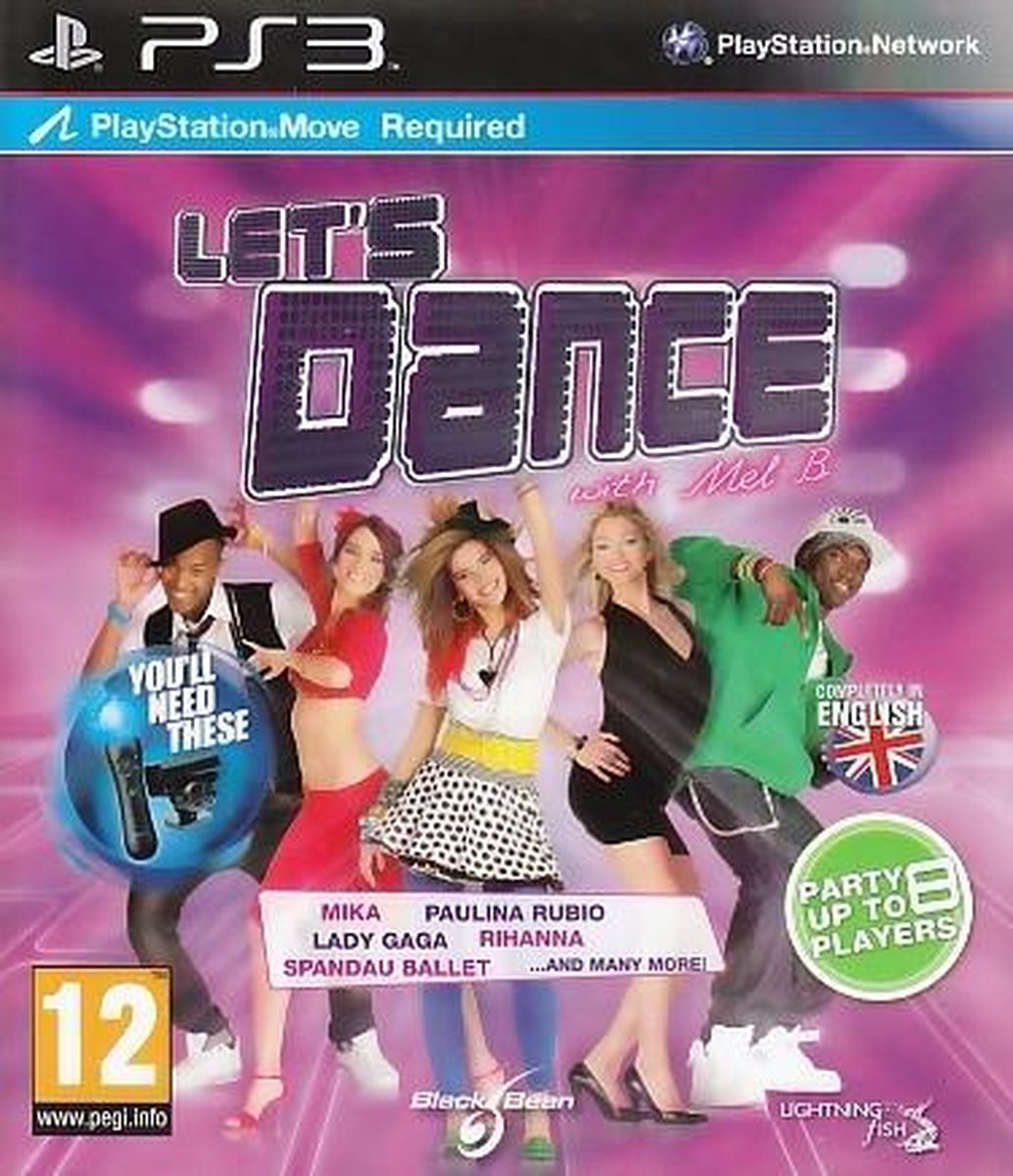 Black Bean Games Let's Danceh Mel B - Wit