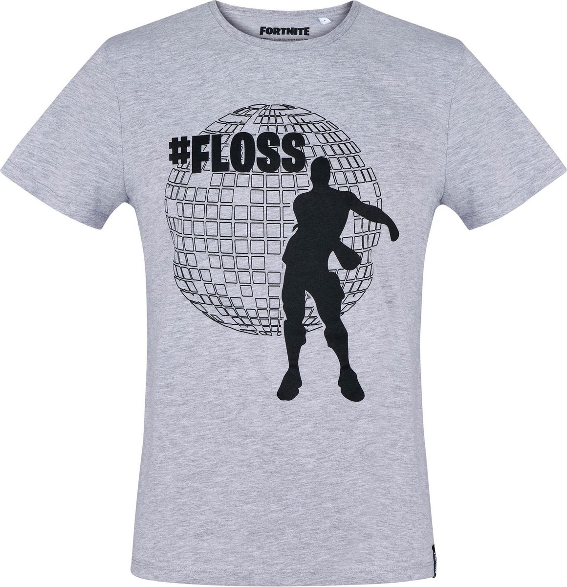 Hole in the Wall Fortnite - Floss Grey T-Shirt