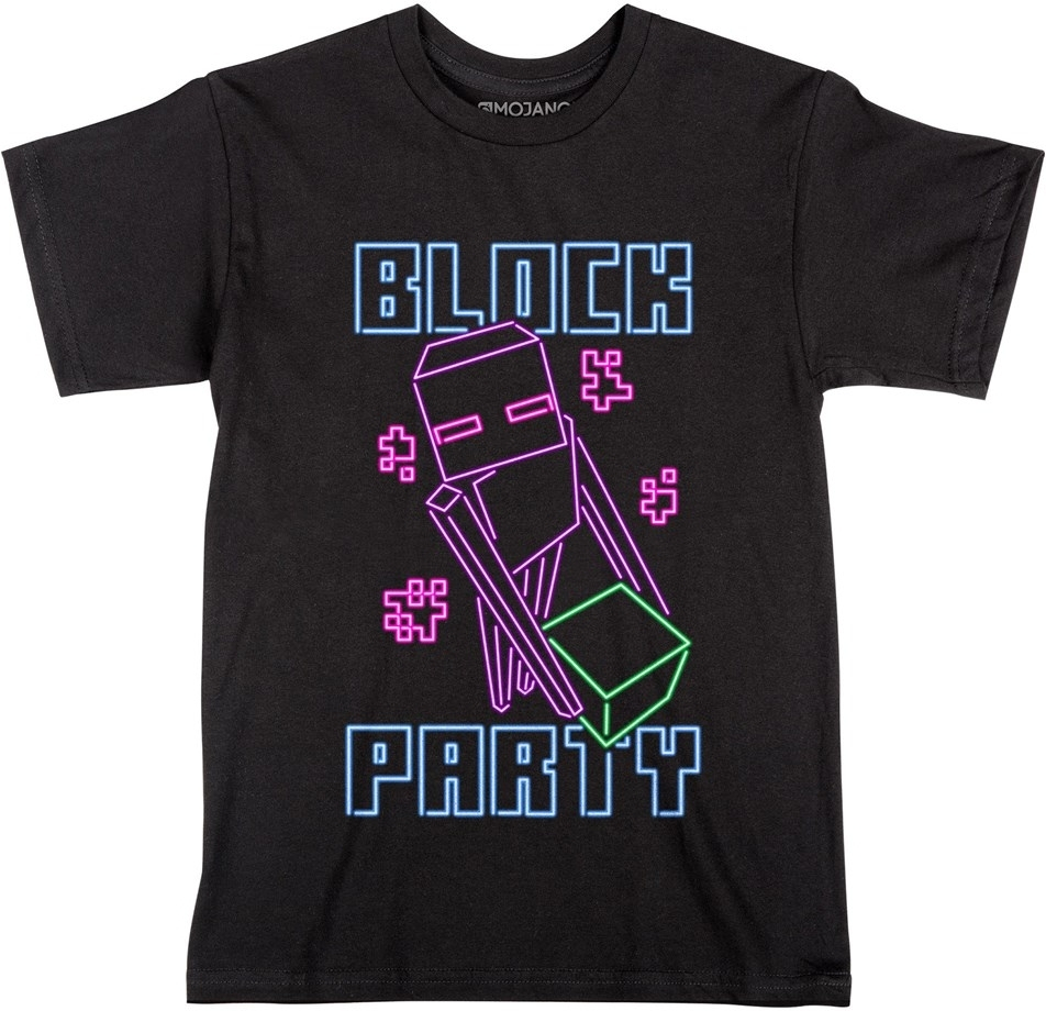 J!NX Minecraft - Neon Block Party Youth Tee