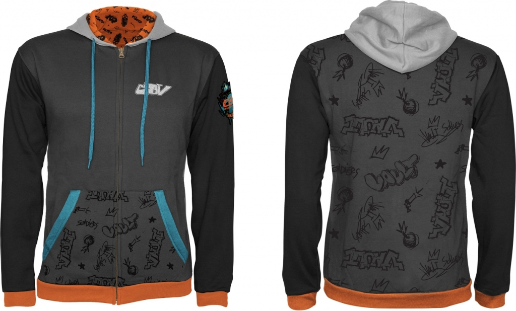 Gaya Entertainment Borderlands 3 - Zip-Up Hoodie Vault Style Cut & Sew