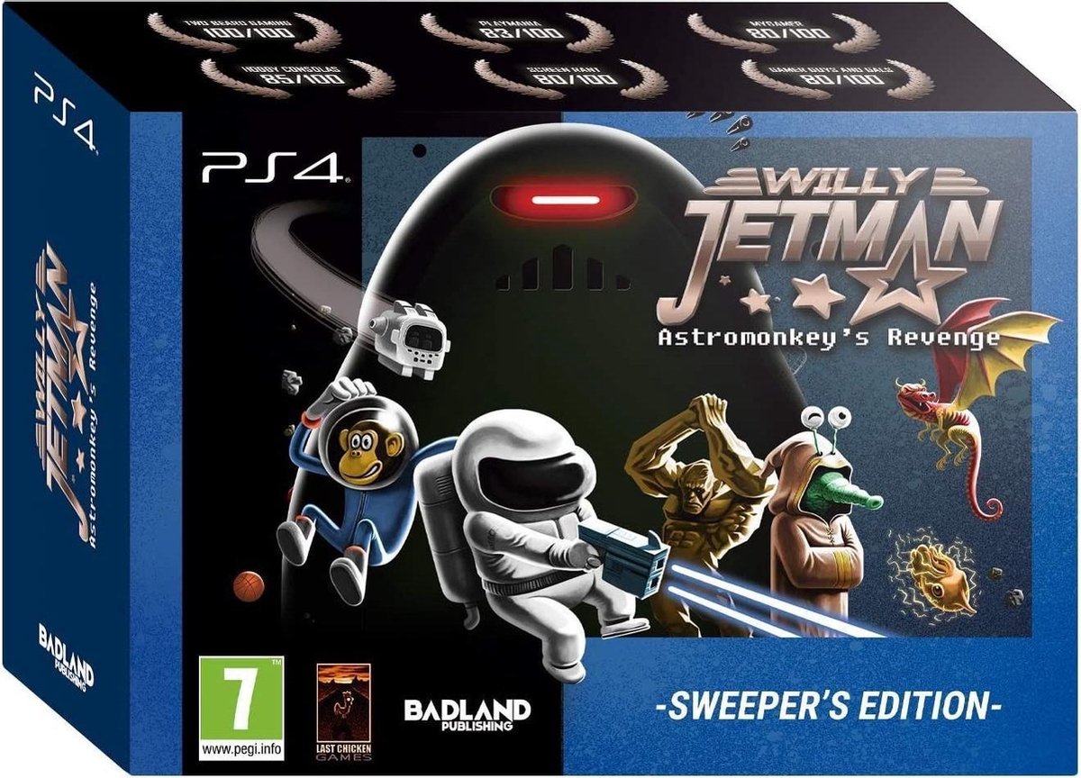 Badland Indie Willy Jetman Astro Monkey's Revenge Sweeper's Edition