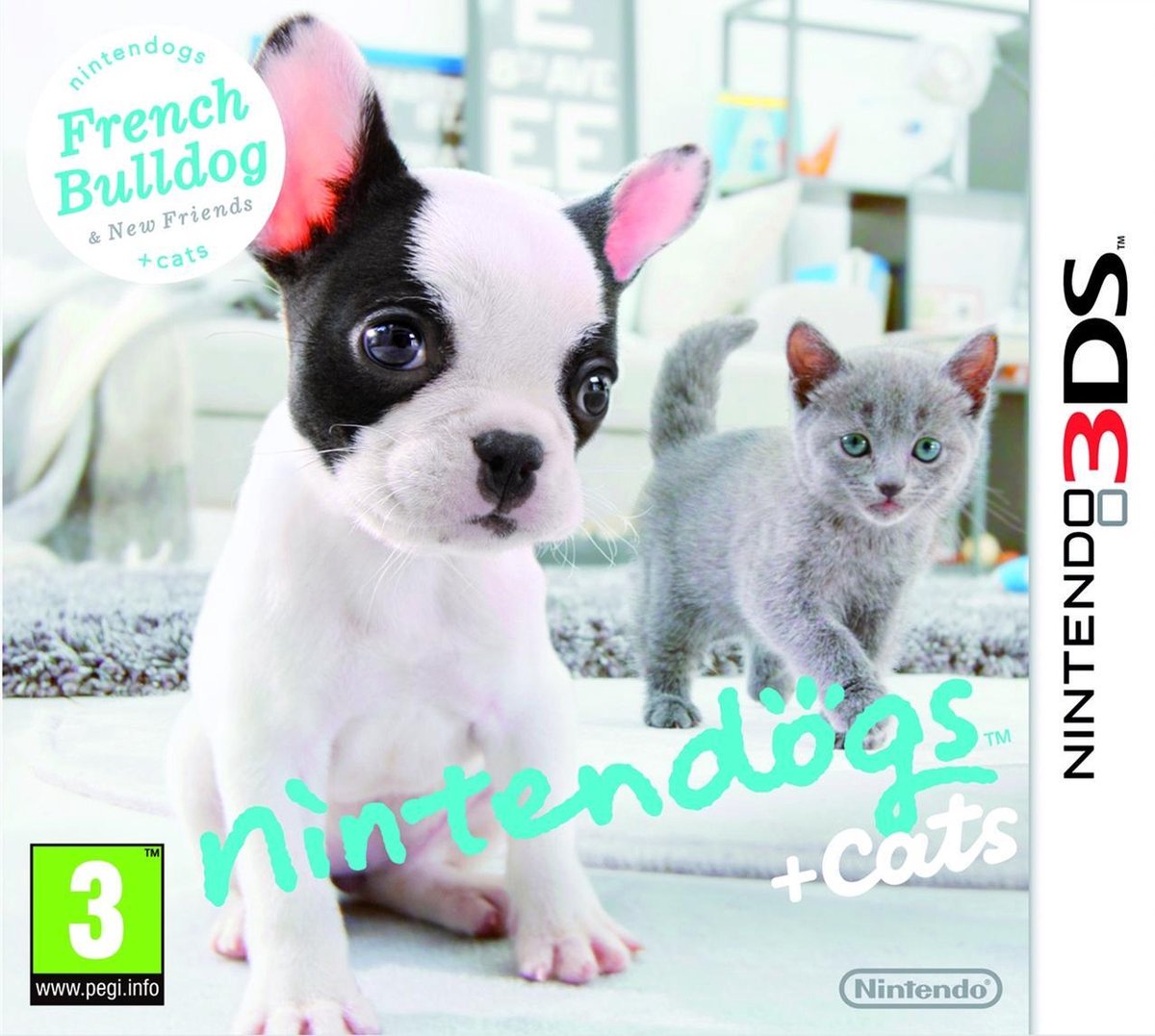 Nintendo gs + Cats Bulldog