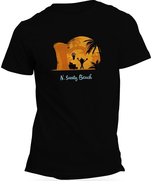 Numskull Crash Bandicoot T-Shirt - N. Sanity Beach