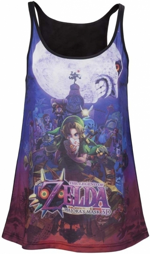 Difuzed Zelda Majora's Mask Ladies Tanktop