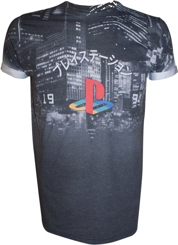 Difuzed Playstation Sublimation T-Shirt City Landscape