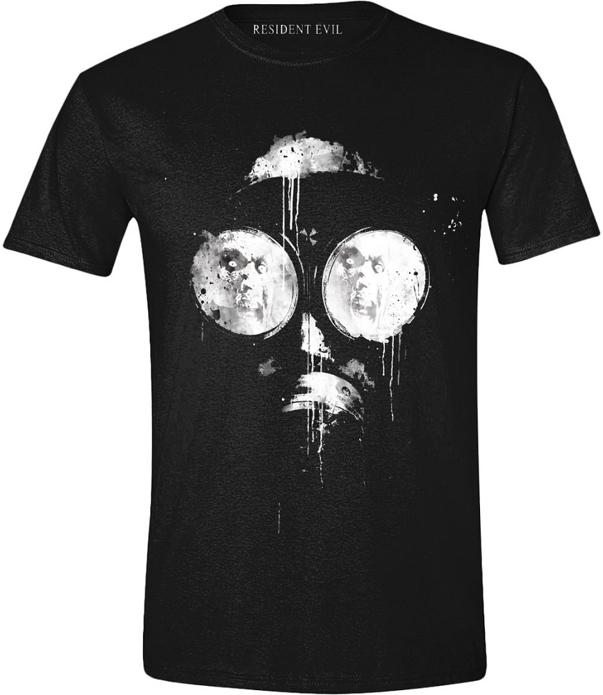 Gildan Softstyle Resident Evil - Inked Mask Men T-Shirt Black