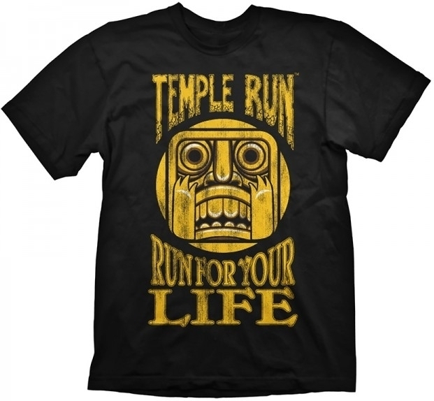 Gaya Entertainment Temple Run T-Shirt - Run for your Life,