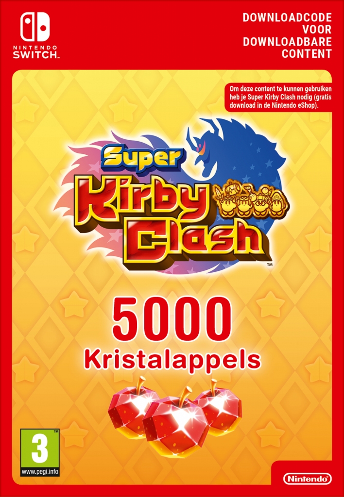 Nintendo Super Kirby Clash 5000 Gem Apples