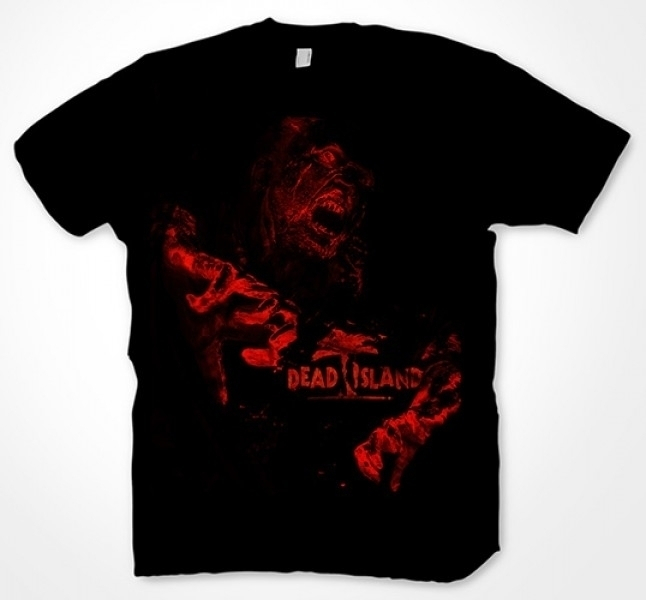 Gaya Entertainment T-Shirt Dead Island - Red Zombie, black,