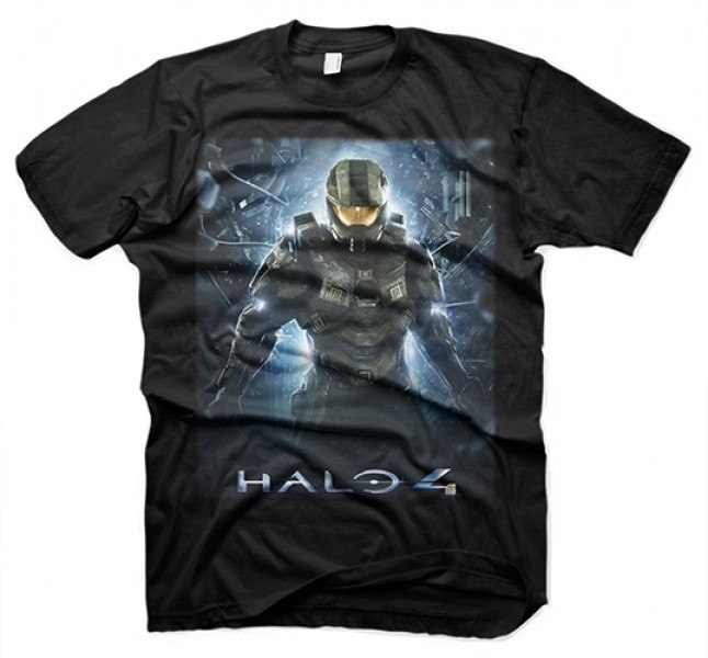 Gaya Entertainment T-Shirt Halo 4 - The Return, black,