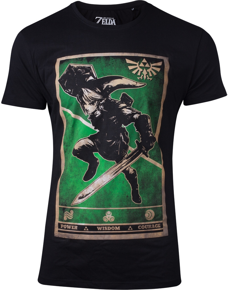 Difuzed Zelda - Propaganda Link Triforce Men's T-shirt