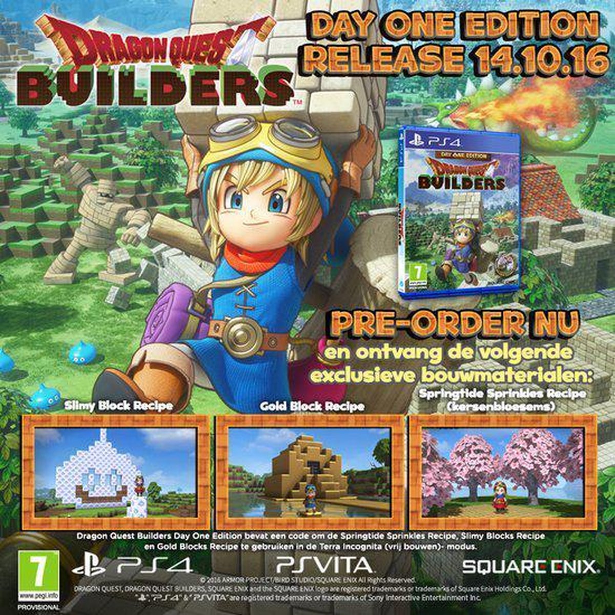 Square Enix Dragon Quest Builders Day One Edition