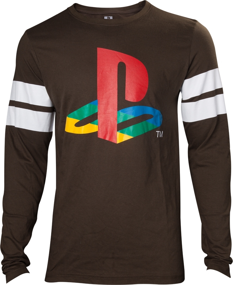 Difuzed Playstation - Logo Striped Army Men's Longsleeve