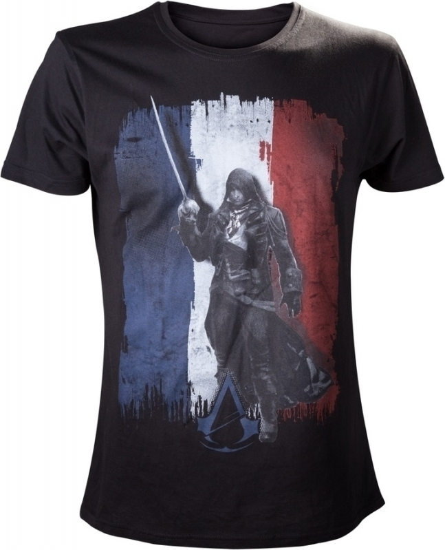 Ubisoft Assassin's Creed Unity Tricolore T-Shirt Black