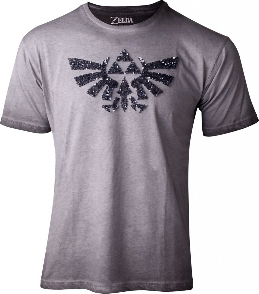 Difuzed Zelda - Sequins Women's Boyfriend T-shirt - Silver
