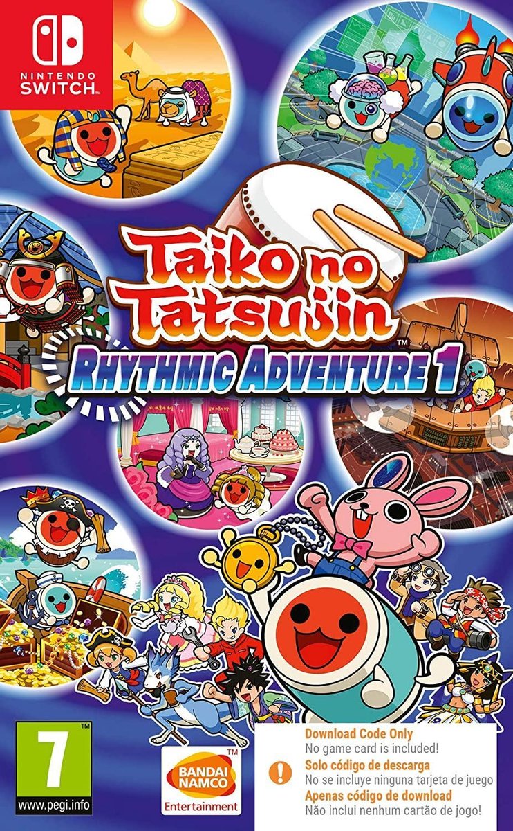 Namco Taiko No Tatsujin Rhythmic Adventure 1 (Code in a Box)