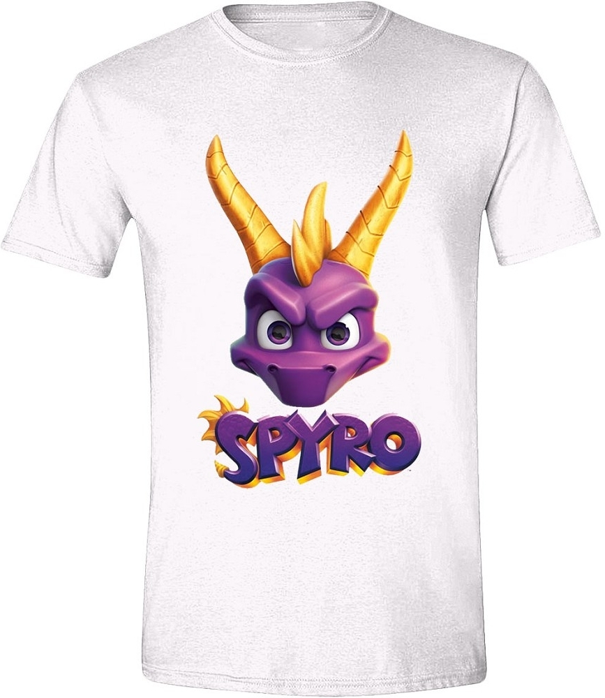 Gildan Softstyle Spyro - Face Logo Men T-Shirt White