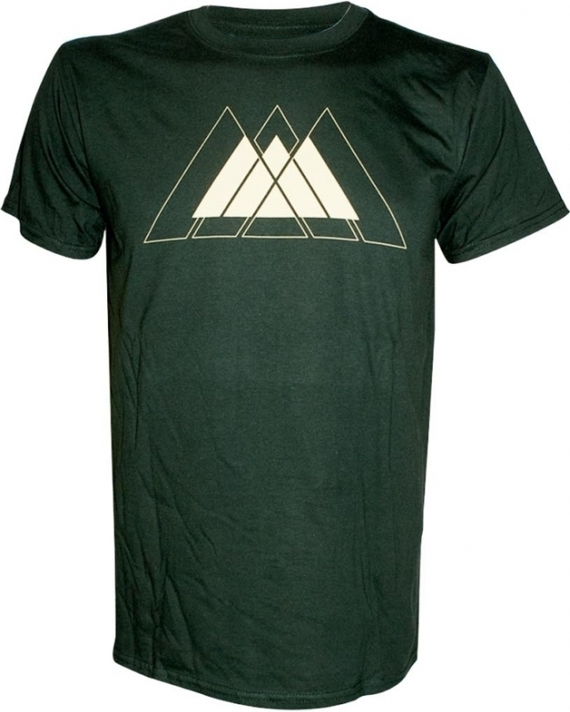 Difuzed Destiny T-Shirt Triangles Green