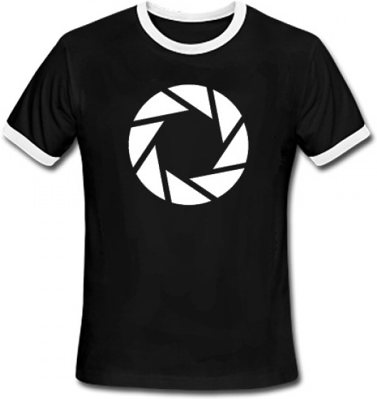 Gaya Entertainment Portal 2 T-Shirt Aperture Symbol