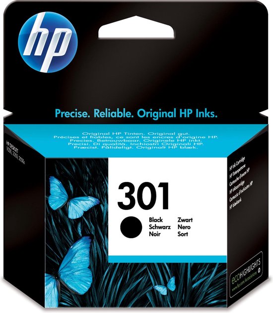 HP Cartridge 301 - Inktcartridge - - Zwart
