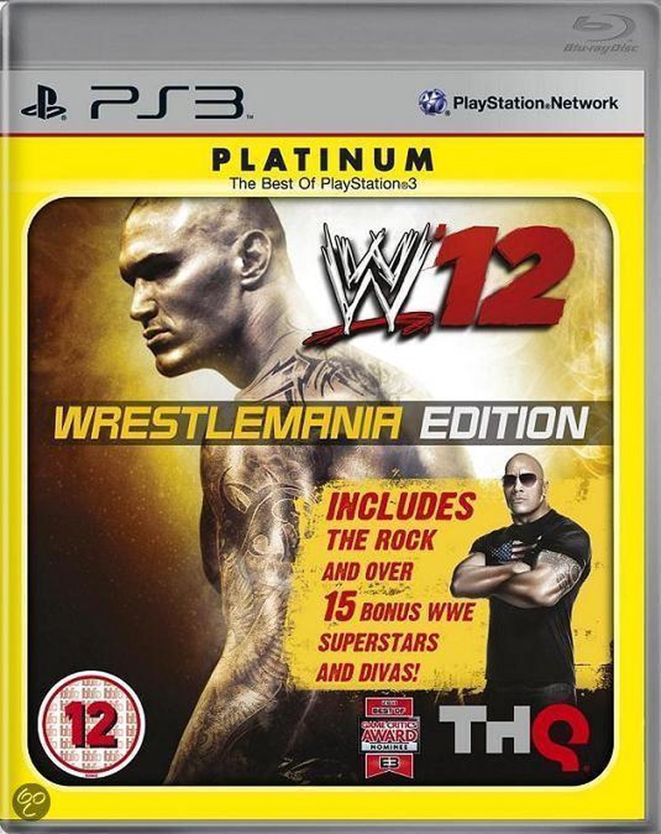 THQ Nordic WWE '12 (platinum)