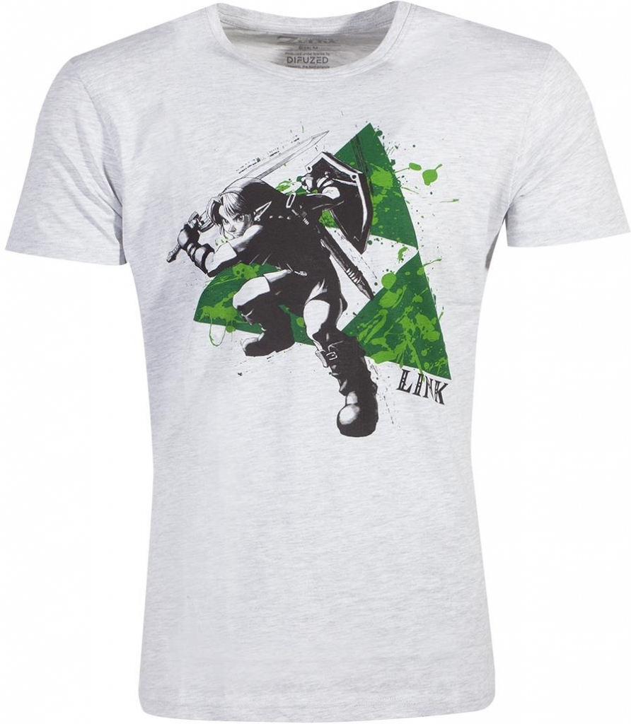 Difuzed Zelda - Splatter Triforce Men's T-shirt