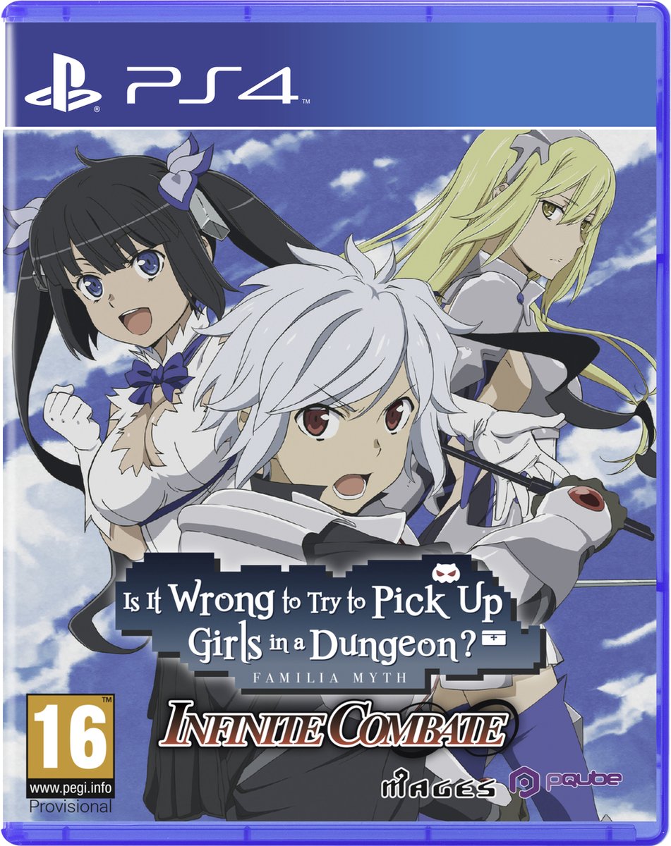 Pqube Is It Wrong to Try to Pick Up Girls in a Dungeon? Infinite Combate