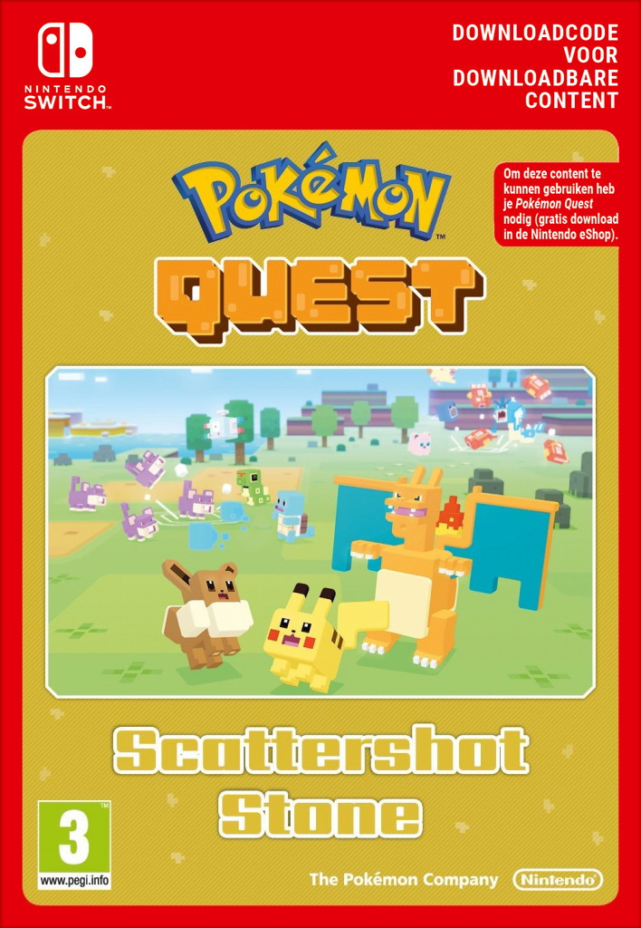 Nintendo Pokemon Quest Scattershot Stone (Download Code)