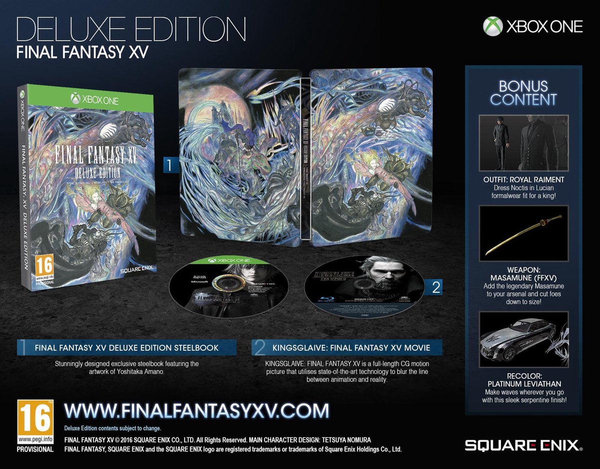 Square Enix Final Fantasy XV Deluxe Edition